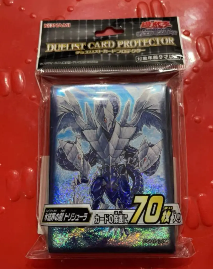 YuGiOh-Mangas selladas de la barrera de hielo Konami 70 piezas, dragón Trishula, japonés