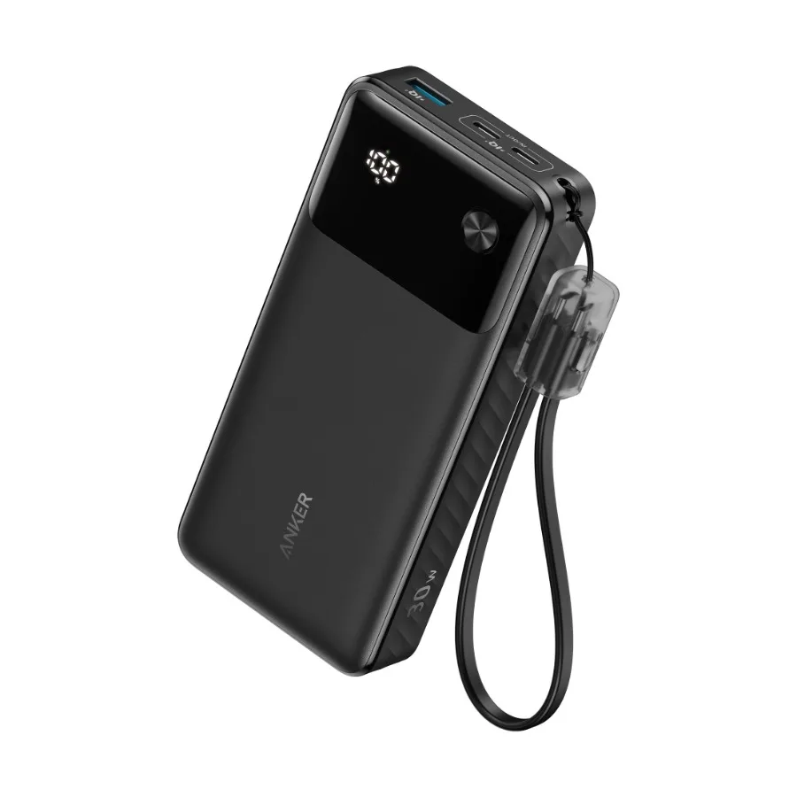 

Портативное зарядное устройство (Power Bank) 20000 мАч, быстрая зарядка 30 Вт, цифровой дисплей, 3 порта