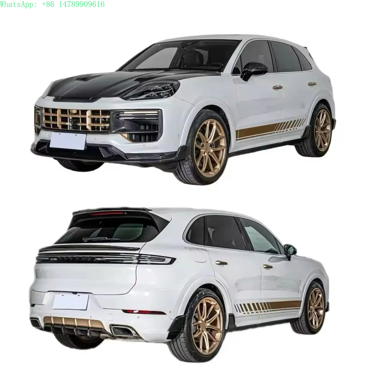 For   9Y0.2 2024-UP High-quality Carbon Fiber SD TKT Dry Carbon Fiber Front Lip Rear Diffuser Spoiler Body Kit