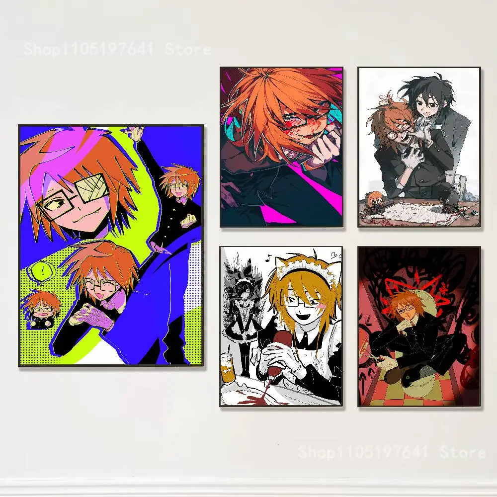 

R-Randal I-Ivory R-Ranfren Poster Prints Wall Art Painting Picture Gift Living Room Bar Restaurant Dec Sticker Large