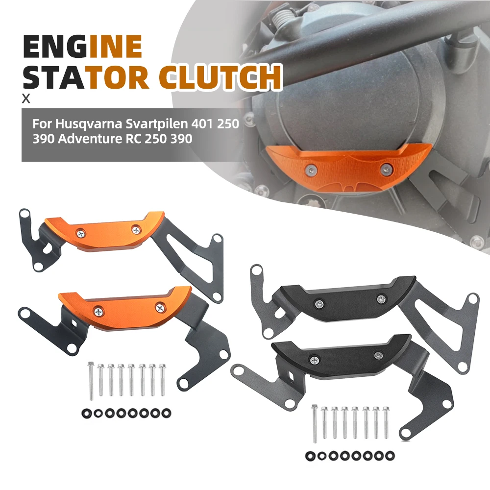 

Engine Falling Crash Pad Slider Guard Anti-fall Protector Cover For Husqvarna Svartpilen 401 250 390 Adventure RC 250 390 DUKE