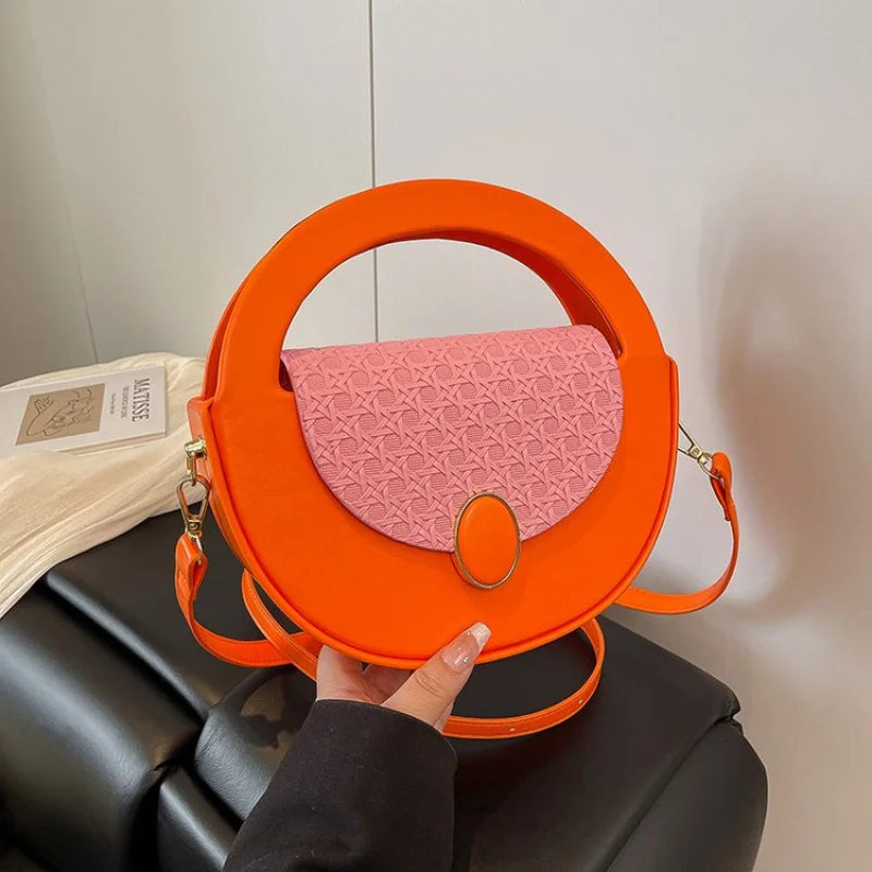 

Модная женская сумка через плечо с буквенным логотипом, модная повседневная простая винтажная сумка с однотонной роскошкой