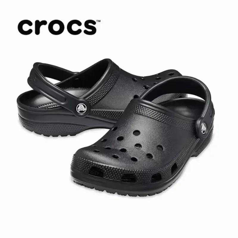 Crocs Unisex-Adult Classic Clogs Summer Beach Waterproof Eva Soft Beach Sandals Outdoor Women's Men's Non Slip Crocs Shoes