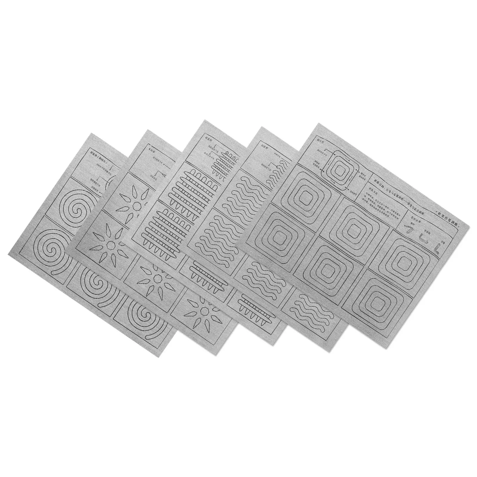 1Set Folding Calligraphy Cloth for Kids Reusable Water Drawing Writing Cloth Tracing Pad Beginner Calligraphy Starter Kit