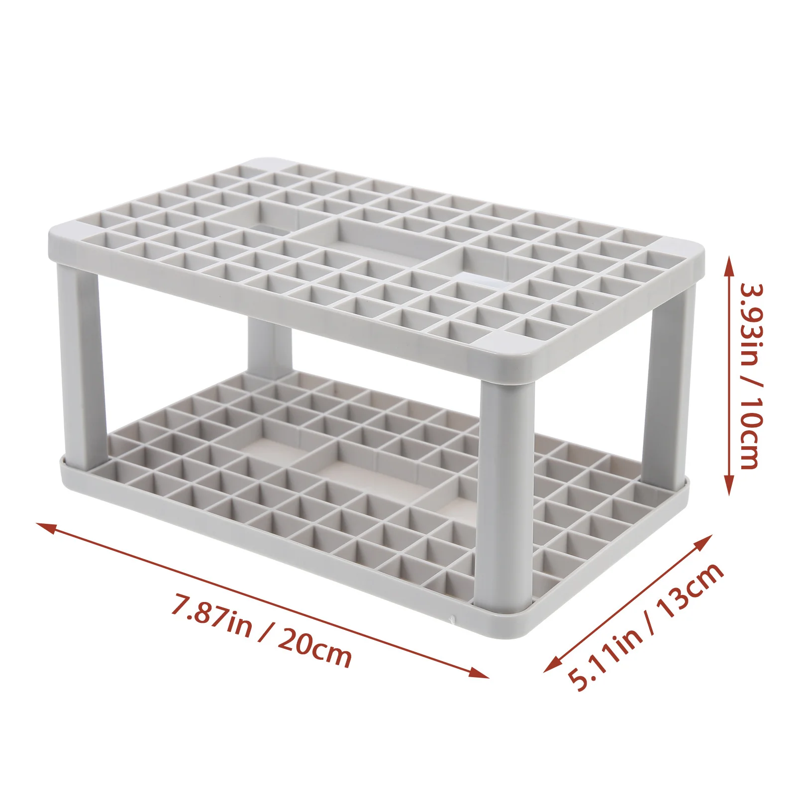 2개입 홀더 스타일리시 사각형 메이크업 브러시 랙 멀티 슬롯 도구 정리함 드로잉 페인팅 용품 페인트 브러시 홀더