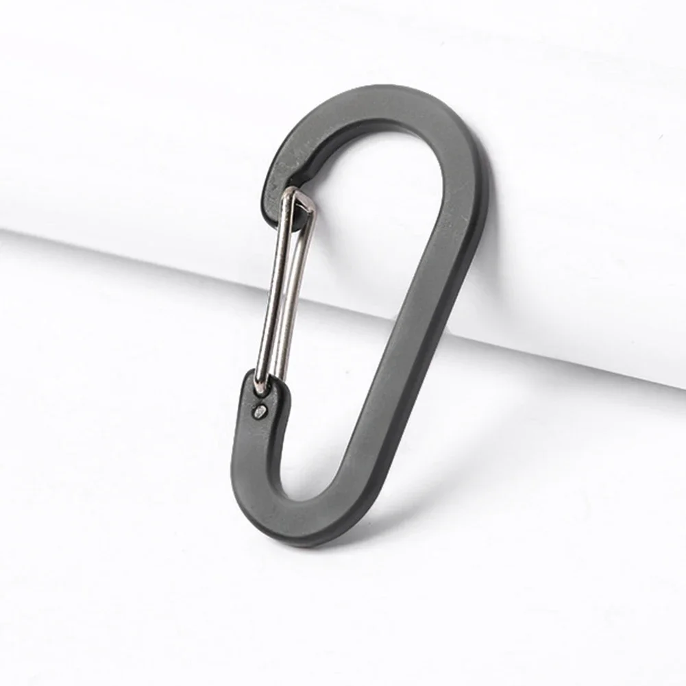 6 stücke Karabiner Clip Aluminium Legierung Schlüsselbund Lock Schnalle Snap D-Ring Clip Outdoor Rucksack Camping Multi Tool Angeln wandern Haken – Detail 26