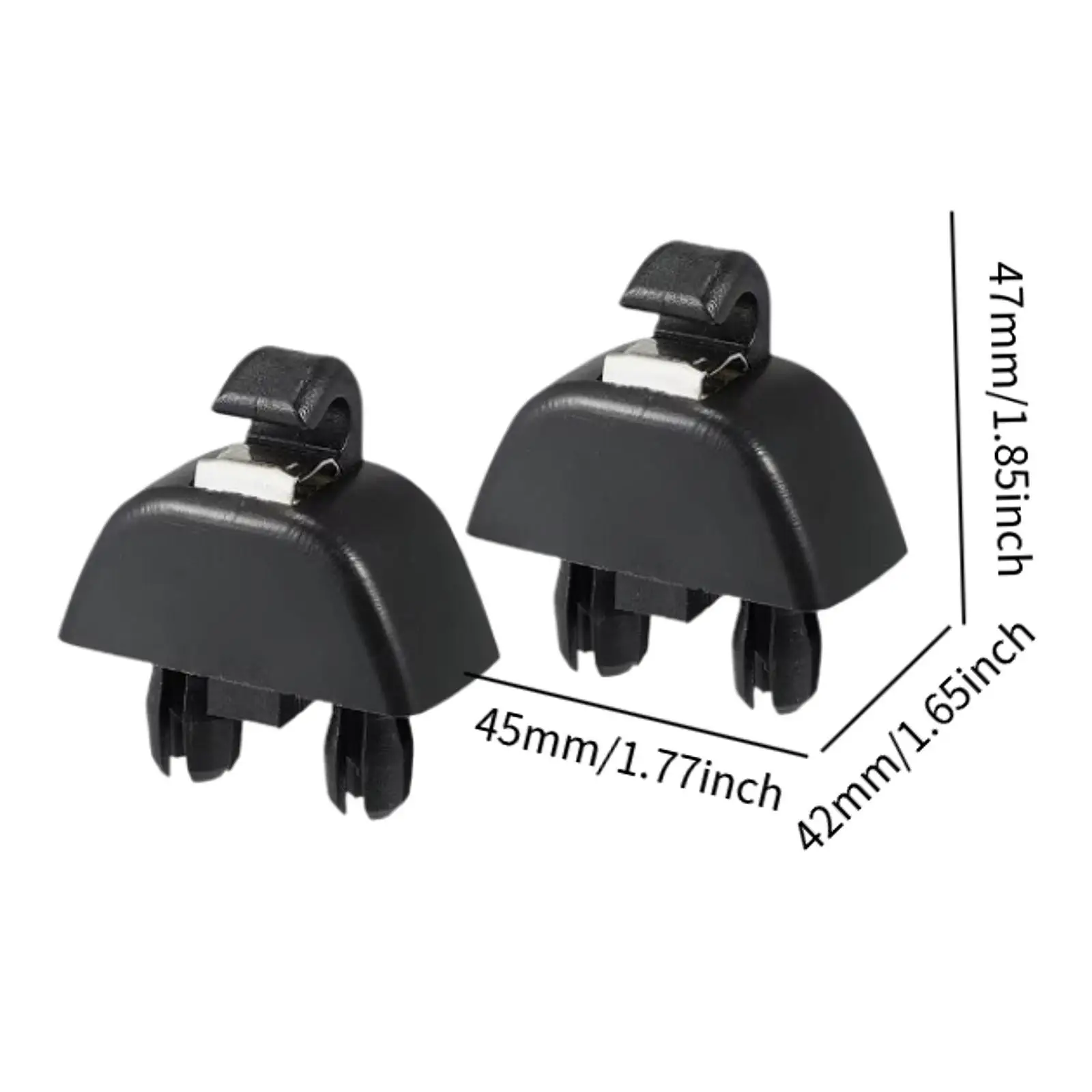 

2 Pieces Sun Visor Clip Auto Hooks 6RD 857 561 Automotive Visor Accessories Replacement Bracket for A6 Mii Polo Citigo