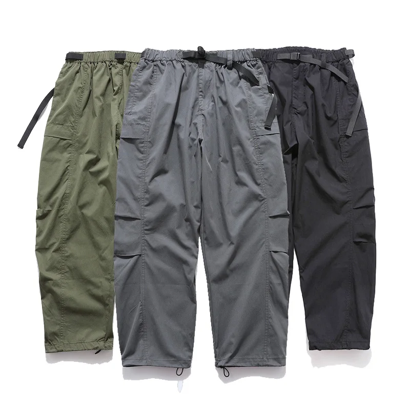 Japanese Streetwear Fashion Multi-pocket Cityboy Cargo Pant Men Women Loose Casual Outdoor Wide Leg Tack Techwear Pants Trousers