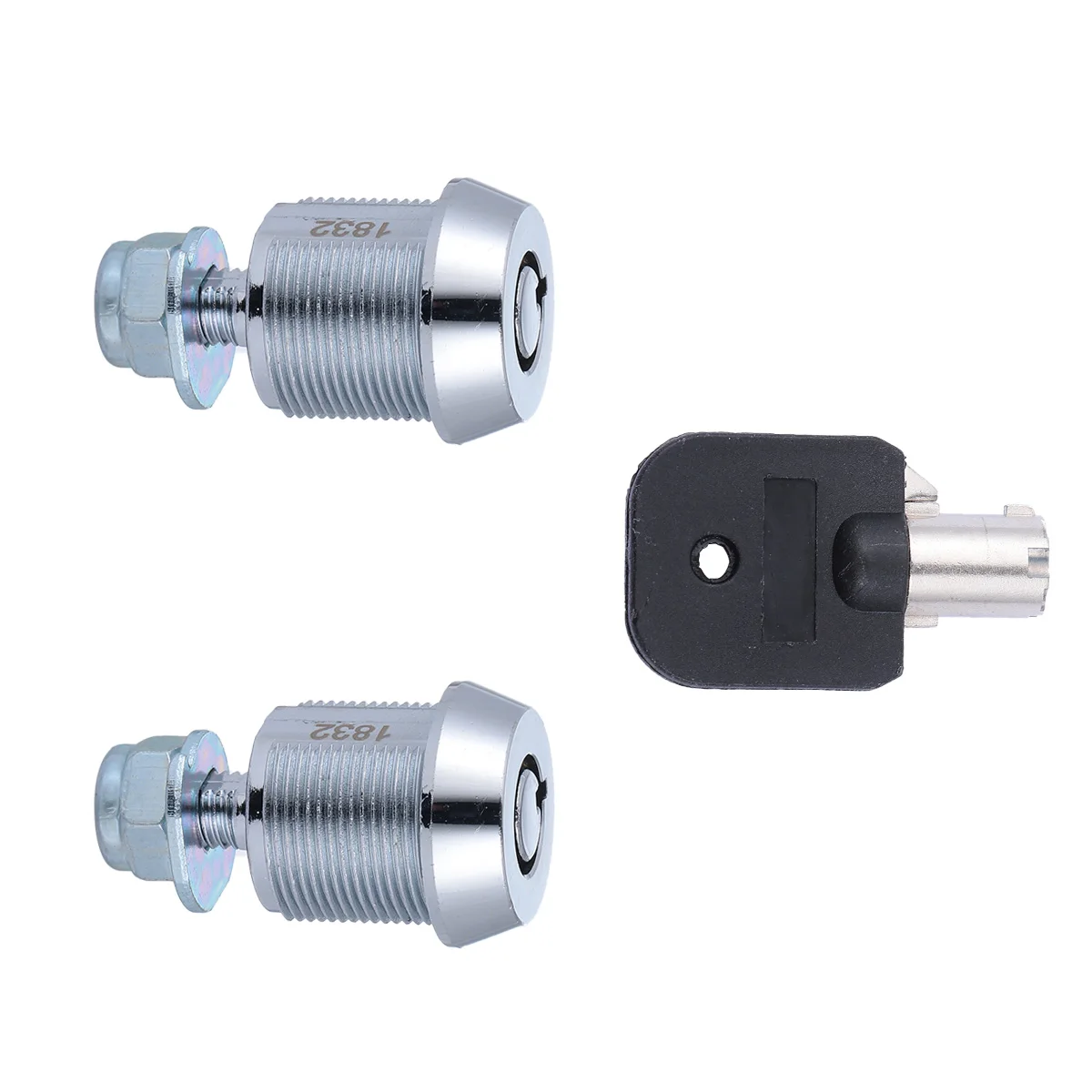 

2pcs 17MM Round Bead Door Arcade Machine Tool Box Game Console Short Lock Black Universal Fits Metal Wooden Doors Cabinets Cam
