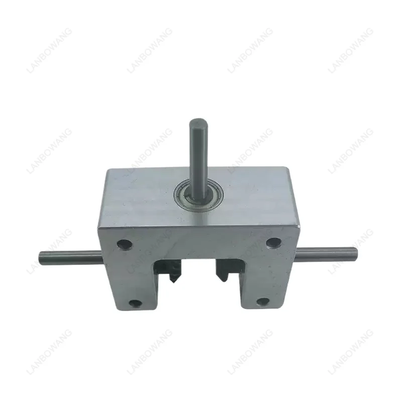 6/8/10mm Shaft 1:1 Spiral Bevel Gear 90 Degree Differential Transmission Dual Output Shaft Converter