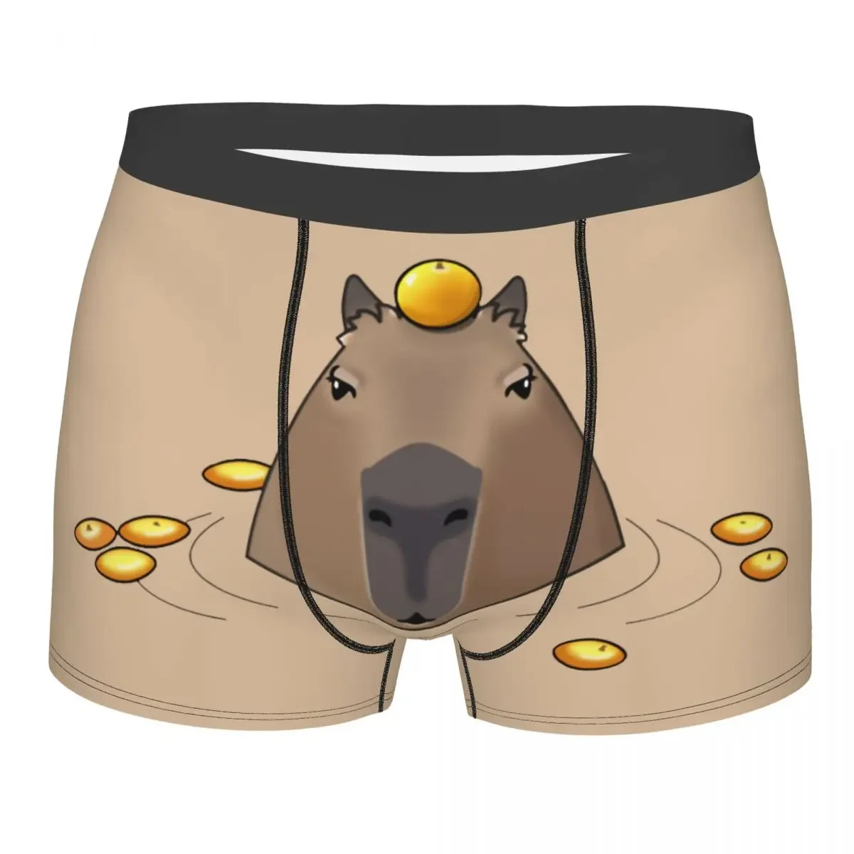 

Capybara Boxer Shorts For Men Sexy 3D Print Underwear Panties Briefs Stretch Underpants