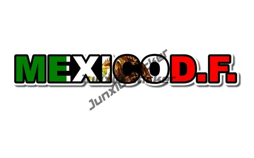 Mexico Flag Skull Vinyl Decal Creativity Mexico City Mexican Cowboy Cactus Sticker Proud Mexico Flag Glue Sticker Gift Decor