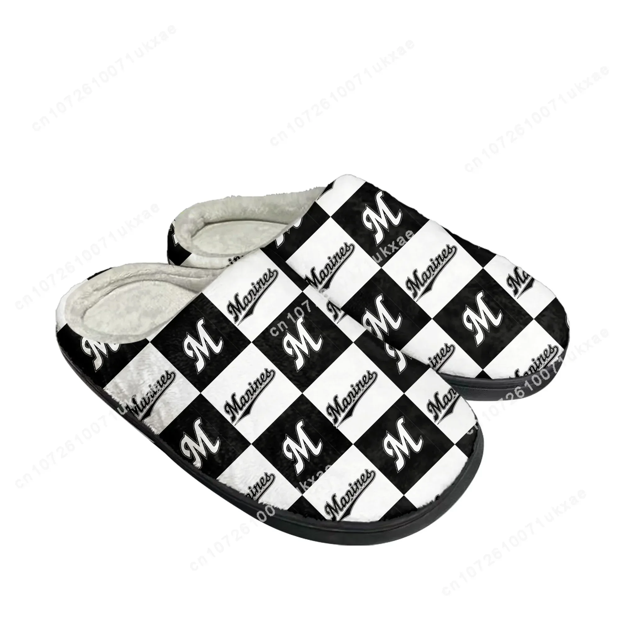 Sandal katun rumah baseball wanita-mobilan pria dan wanita, sandal katun rumah untuk pria dan wanita, kamar tidur kasual, sepatu hangat, sandal kustom dalam ruangan, untuk pria dan wanita