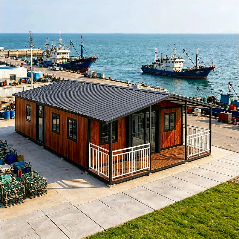 New Color Folding House Building Customized Double Layer Flat Roof Folding House Versatile Expandable Foldable Container House