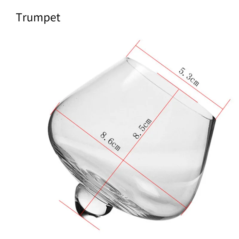 GYTB-الويسكي كأس للنبيذ الدورية عالية البطن البيرة براندي كوكتيل شرب كوب بهلوان أسفل بار الزجاج غير النظامية 235 مللي #6