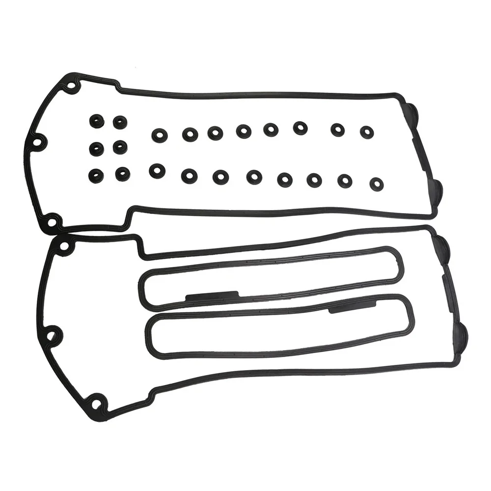 Valve Cover Gasket Set for 4.4L 4.8L V8 Gas Engine Fit BMW X5 540i 740i 740il Z8 Land Rover M62B44 - Engine Parts