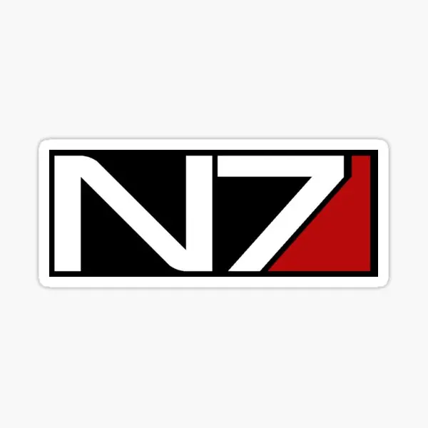 N7 Black  Stickers for Stickers Print Wall Decorations Laptop Car Water Bottles Funny Living Room Window Cartoon Kid Luggage