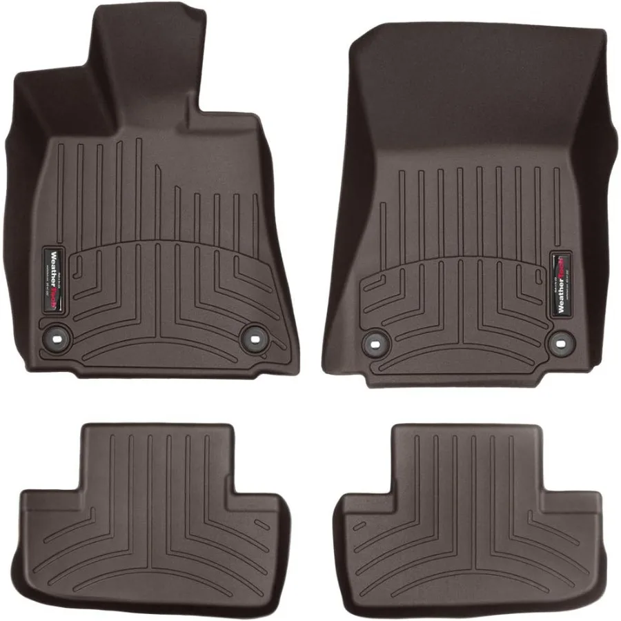 

Custom Fit Floor Liners for Lexus RC F 1st 2nd Row Interior Protection with Premium Cocoa Finish Durable Waterproof Material No