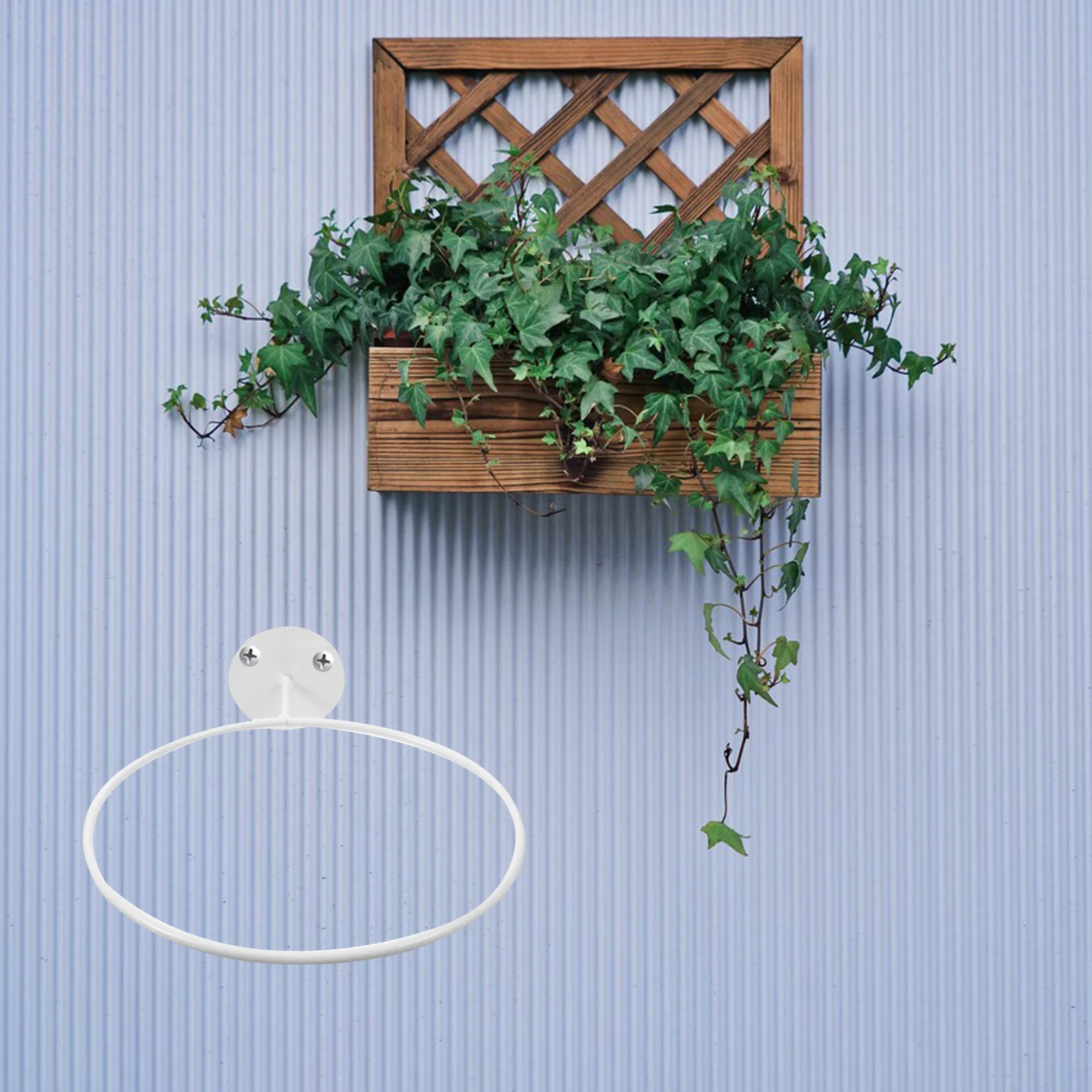 

2pcs Wall Mounted Football Holder White Storage Rack for Home Basketball Wall Mount Decor Easy Install Durable Iron Material