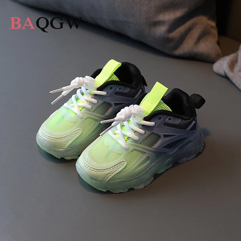 

Gradient Color Size 21-36 Children Sport Shoes Boys Fashion Casual Sports Sneakers for Kids Girls Non-slip Baby Toddler Shoes