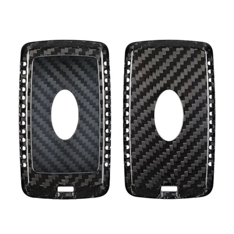 A + ألياف الكربون سيارة مفتاح فوب غطاء لاند روفر رينج روفر لجاكوار XF XE #5