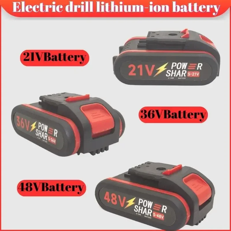 

21V/88V Cordless Impact Drill Battery Power Battery Replace 48VF 36VF 88VF Replacement Battery for Power Tool