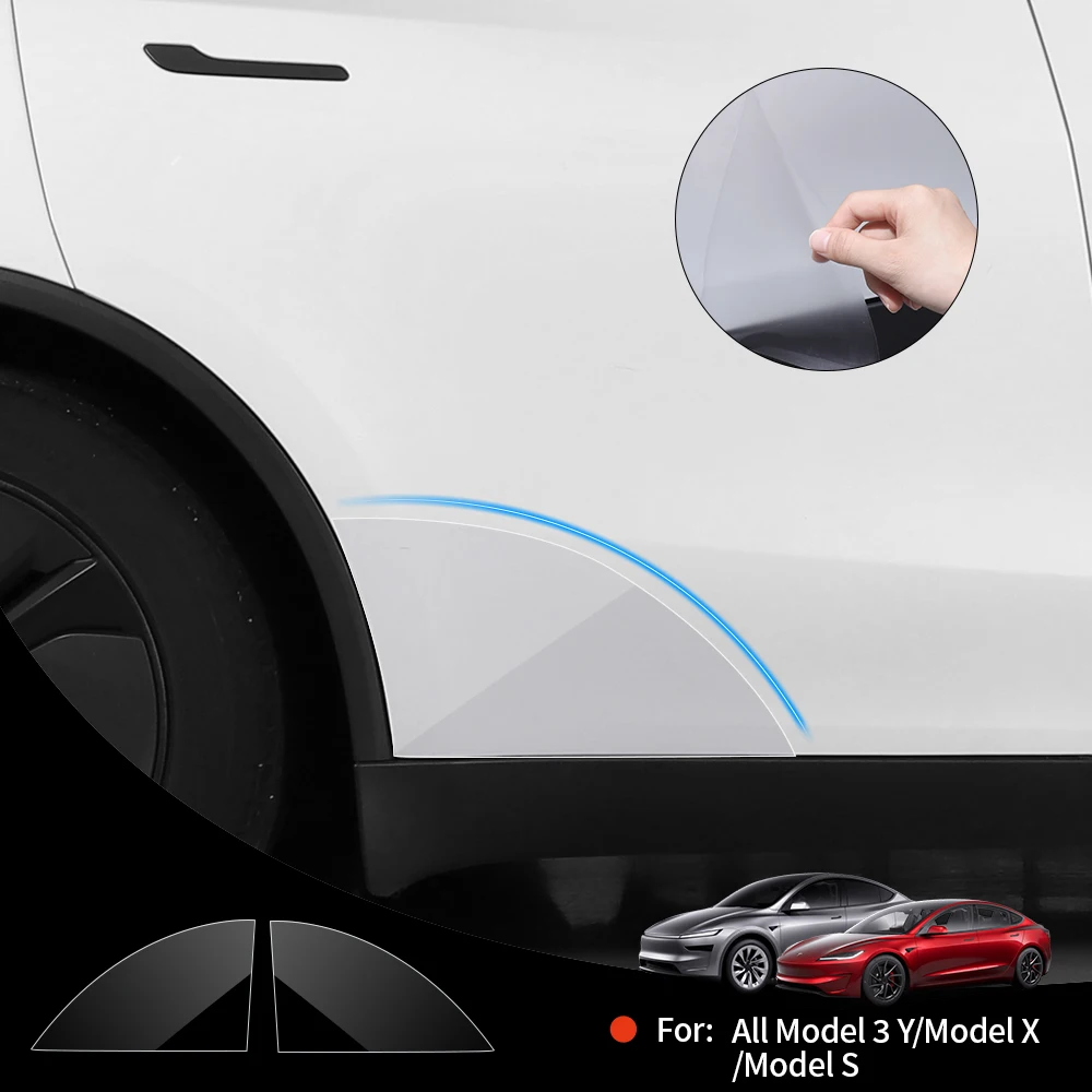 

YZ for Tesla Model 3 highland Y juniper 2026 TPU Car Door Protection Film Car Door Transparent Anti-scratch Sticke Accessories