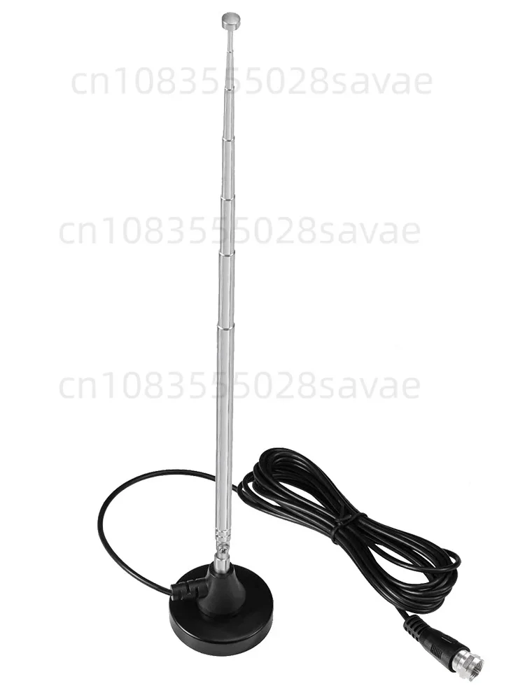 FM tie rod telescopic antenna suitable for radio head MD audio home power amplifier FM radio antenna 75 ohms can be rotated