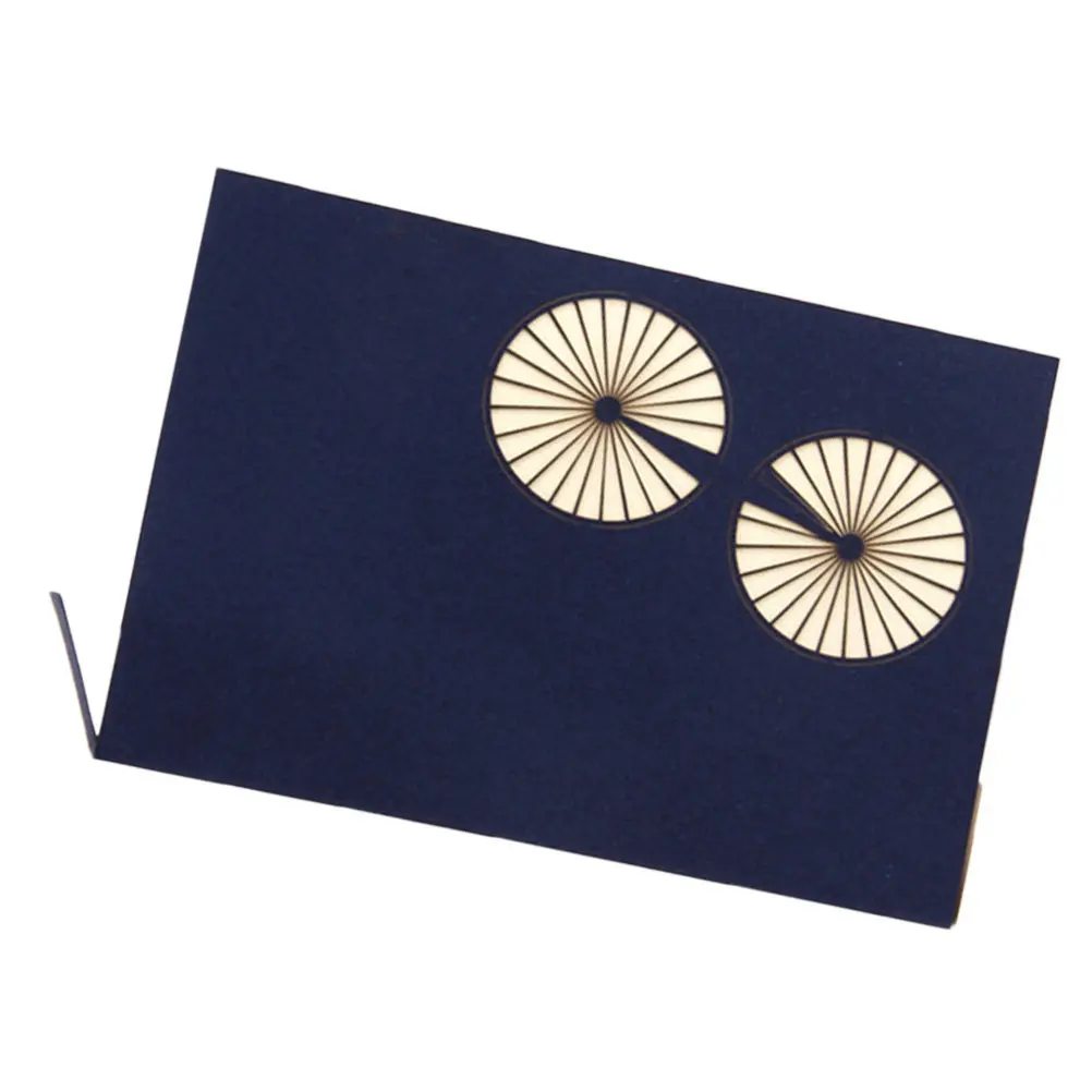 

3D Bike Greeting Cards Blue Creative Handmade Graduation Card for Friends Classmates Gift Lovely Blessing 3D Graduation Cards