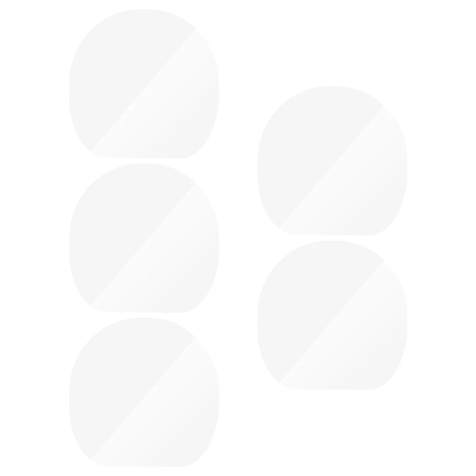 5 قطعة مضرب تنس الطاولة طبقة رقيقة واقية شفافة لزجة لاصقة غطاء مجداف مضرب بينغبونغ ملحقات واقية #4