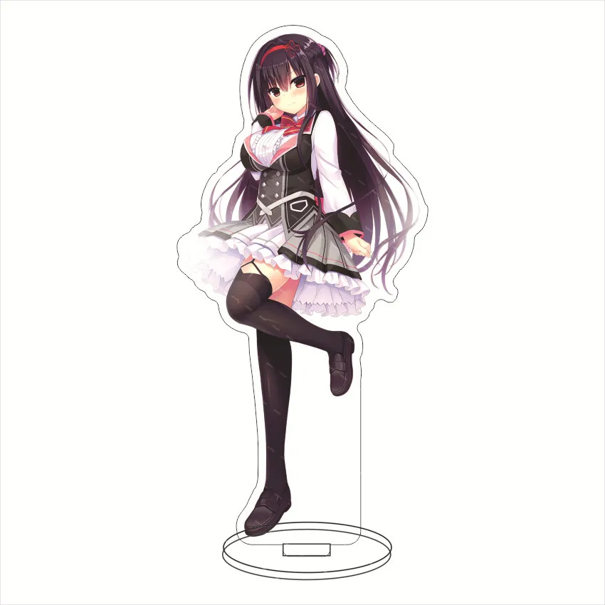 NEW Anime Cartoon HAMIDASHI CREATIVE Acrylic Stand Sign Collect Model Girl Ornaments Kawaii Creativity Gift key chain