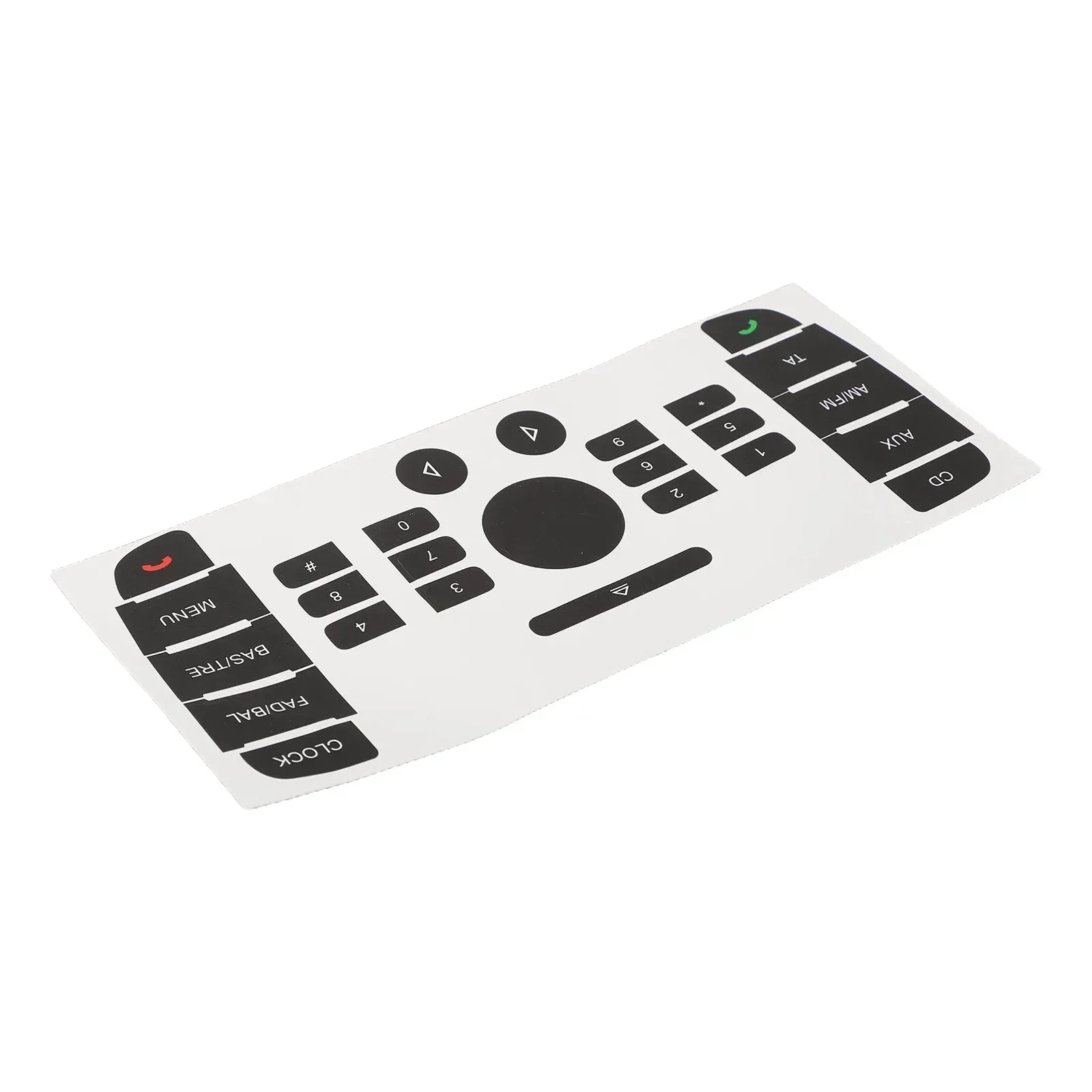 Multimedia Radio Panel Button Repair Decal Sticker For 6000 CD Radio On For Ford For Mondeo Replace Car Accessories