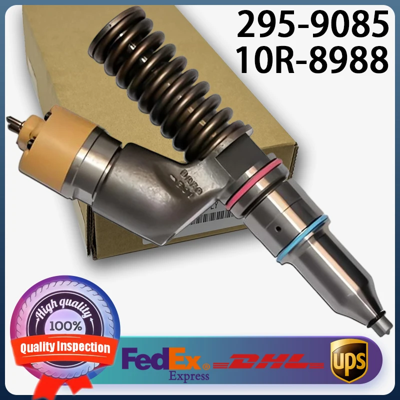 

295-9085 10R-8988 High Quality Diesel Fuel Injector 2959085 10R8988 for Caterpillar CAT C15 C18 C27 C32 Diesel Engine