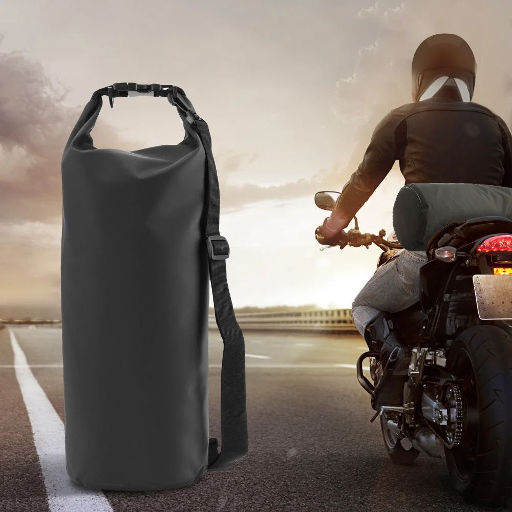 Shoulder Bag 10L 15L 20L 30L Motorcycle Bag Waterproof Diving, Swimming, Hiking Driving Travel Kits Outdoor PVC Dry Sack Bag