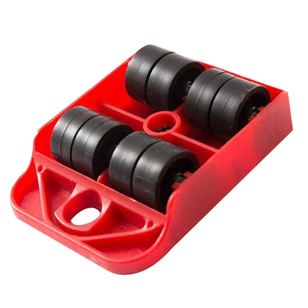 Furniture Lifter Tool Rotatable Moving Pads Appliance Roller for Home Office Heavy Sofa Fridge Cabinet Hardwood Floor