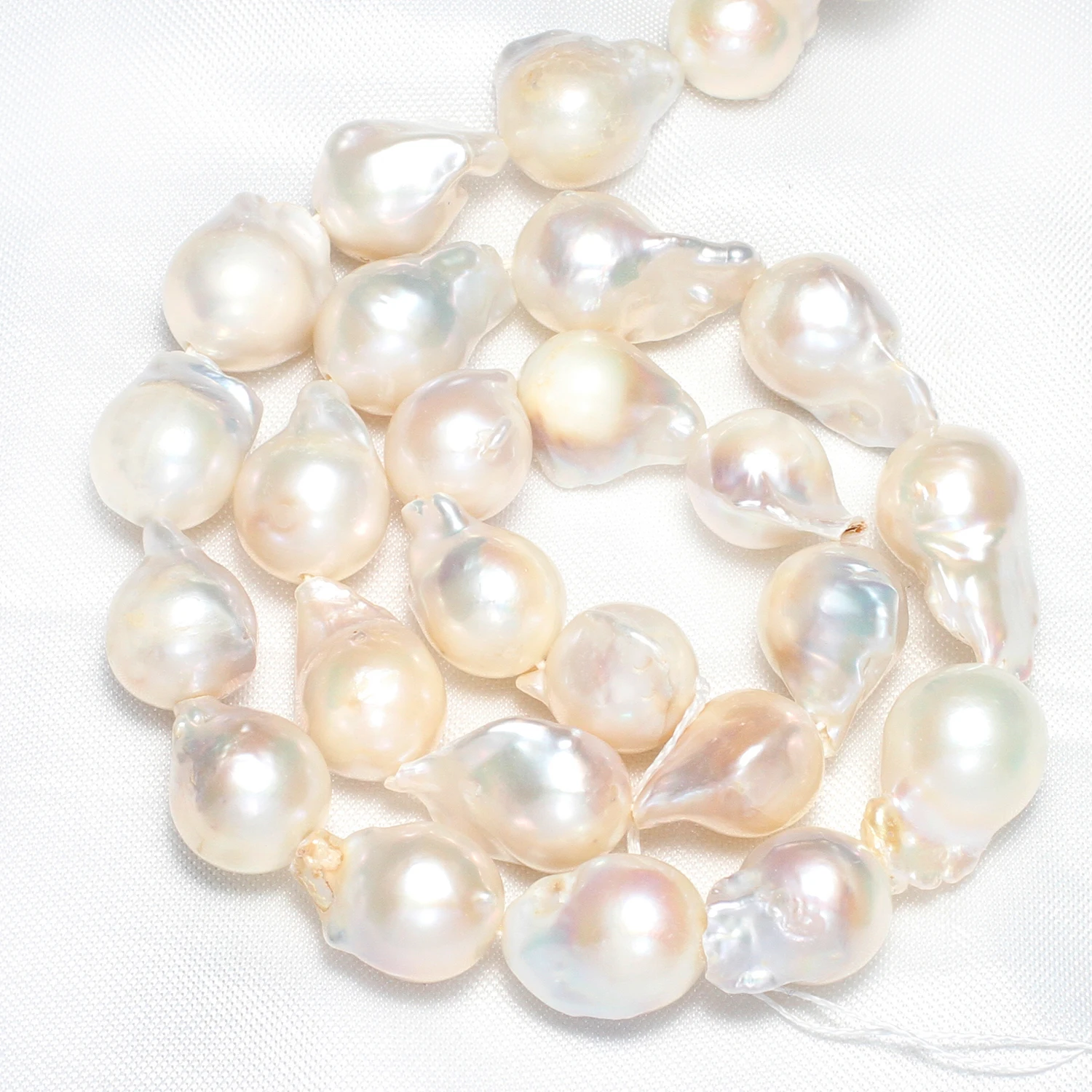 Baroque Freshwater Pearl Beads Natural White Pearl 11-13mm Hole Approx 0.8mm Sold Per Approx 15 Inch Strand Necklace Bracelet