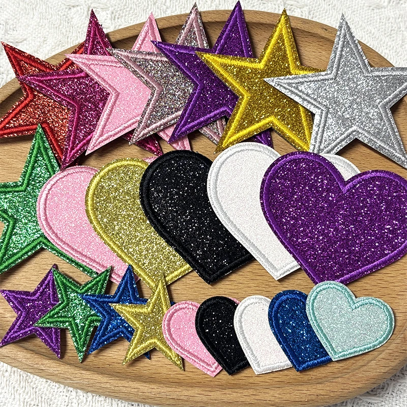 Parches termoadhesivos brillo Starts Love para ropa y mochila - imagen 4
