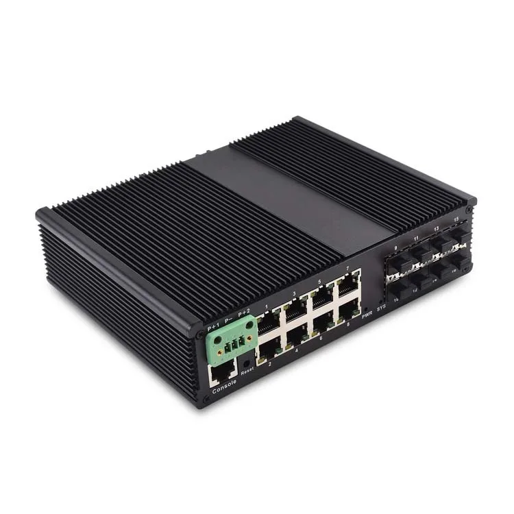 Full/Half-duplex Adaptive High-end Intelligent Gigabit Ring Network for Industrial Network Management Optical Fiber Switches