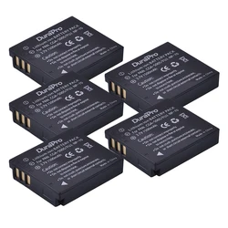 DuraPro 5pcs CGA-S005 Battery for Panasonic Lumix DMC-LX1 LX2 LX3 DMC-FX1 FX3 FX8 FX9 FX10 FX12 FX50 FX100 FS1 FS2
