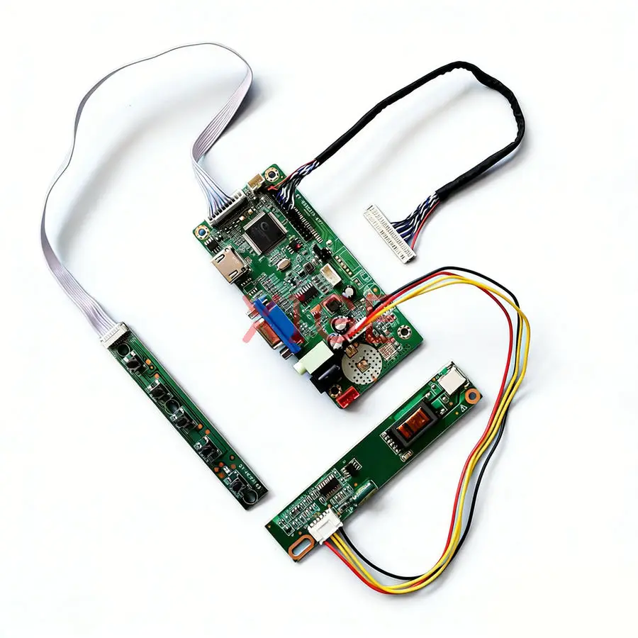 

LCD Monitor Controller Drive Board Fit LP171WX2 LP171WP4 LP171W01 QD17TL02 1440x900 LVDS 30-Pin 1440*900 HDMI+VGA 1-CCFL DIY Kit