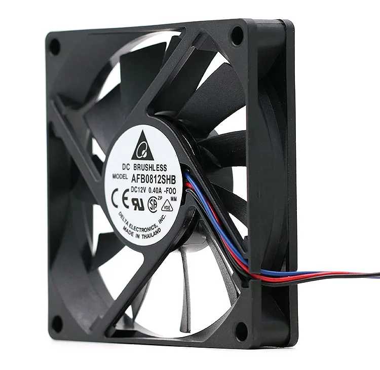 Original for AFB0812SHB 80*80*15mm 8015 12V 0.40A 3Wire Computer Cooler Cooling Fan