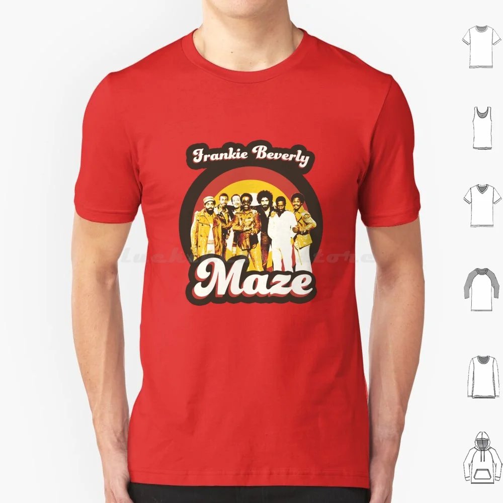 Frankie Beverly And Maze 70s Funky Soul T Shirt Cotton Men Women DIY Print Frankie Maze Beverly Music Soul Funk Singer 70s