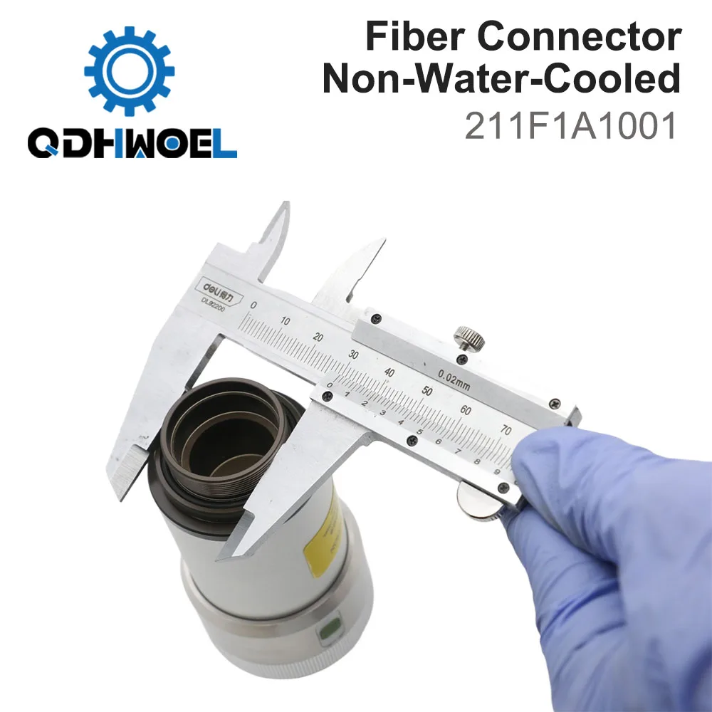 Raytools Original 211F1A1001 QBH Fiber Connector Non-Water-Cooled for Fiber Laser Cutting Head Replacement Part