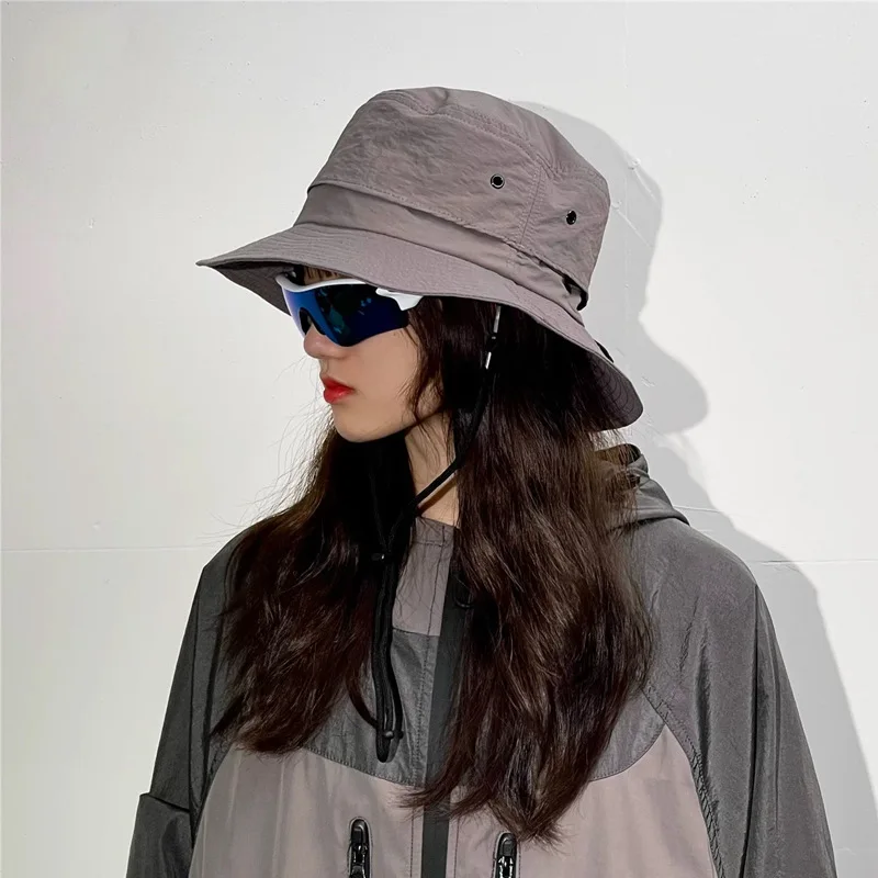 Waterproof Bucket Hat Can Store Bags Outdoor Hiking Hat Sun Hat Sun Protection Hat