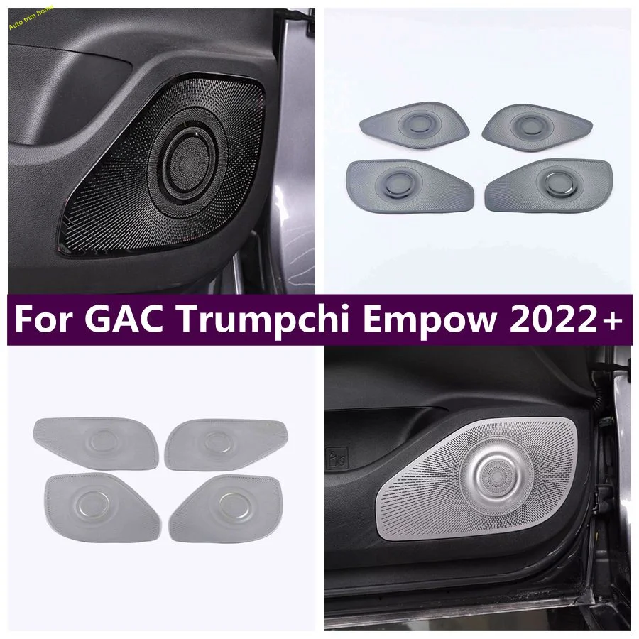 

Side Car Door Stereo Speaker Audio Sound Loudspeaker Decoration Frame Cover Trim For GAC Trumpchi Empow 2022 - 2024 Accessories