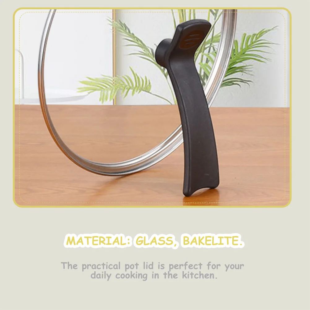 

Tempered Glass Lid Multipurpose Pot Cover Visible Cover Anti Oil Splashing Kitchen Gadget for Home Restaurant Hotel Use