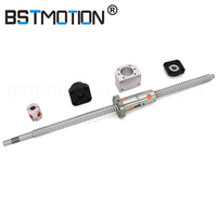 1605 Double Ballscrew 300mm 400mm 500mm 600mm 750mm 800 1000mm 1100mm 1200mm 1500mm DFU1605 Double Ballnut +FK12 FF12 + Coupler