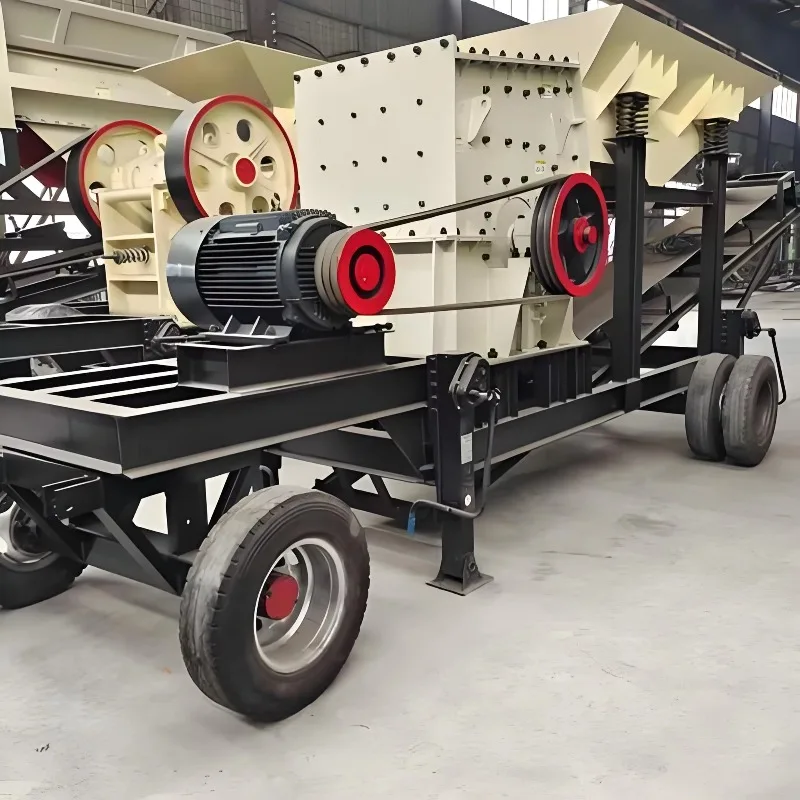 Customized Mobile Crusher For Mining & Quarry - High Capacity Tracked Stone/Rock Crushing Plant For On-Site Aggregate & Sand Pro
