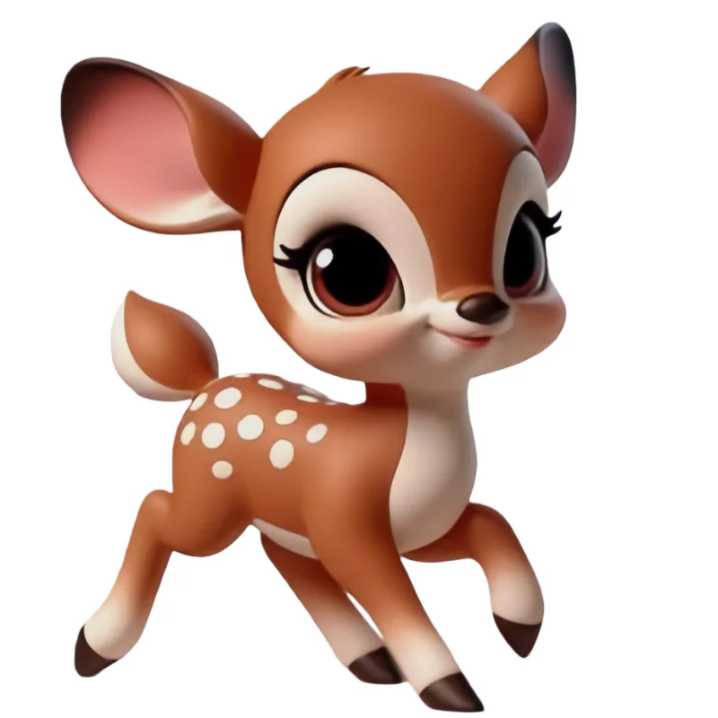 Running Deer Silicone Mold Forest Theme Dessert Decoration Chocolate DIY Mold