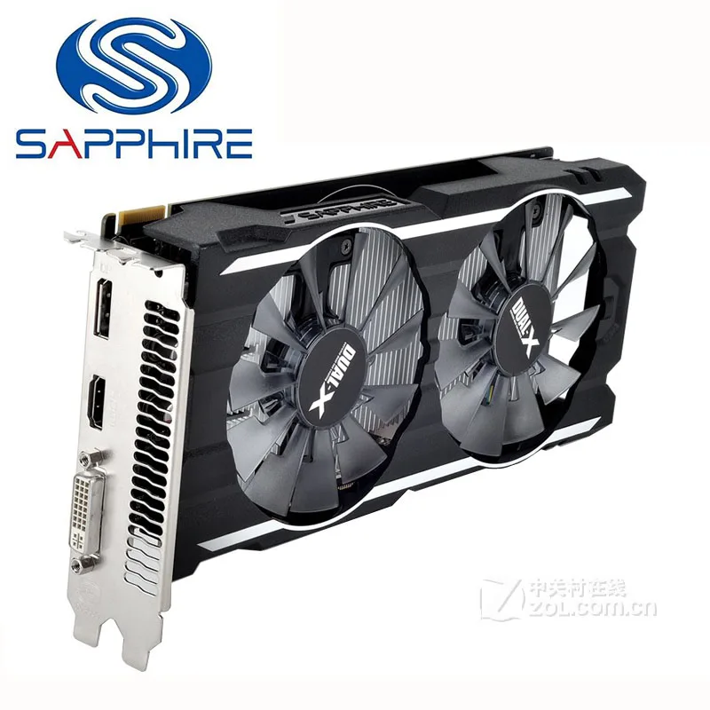 

SAPPHIRE R7 260X 2GB D5 Video Cards R7 260 2G Graphics Card GDDR5 128bit For AMD R7 series Radeon R7 260 R7260 2GB HDMI DVI Used